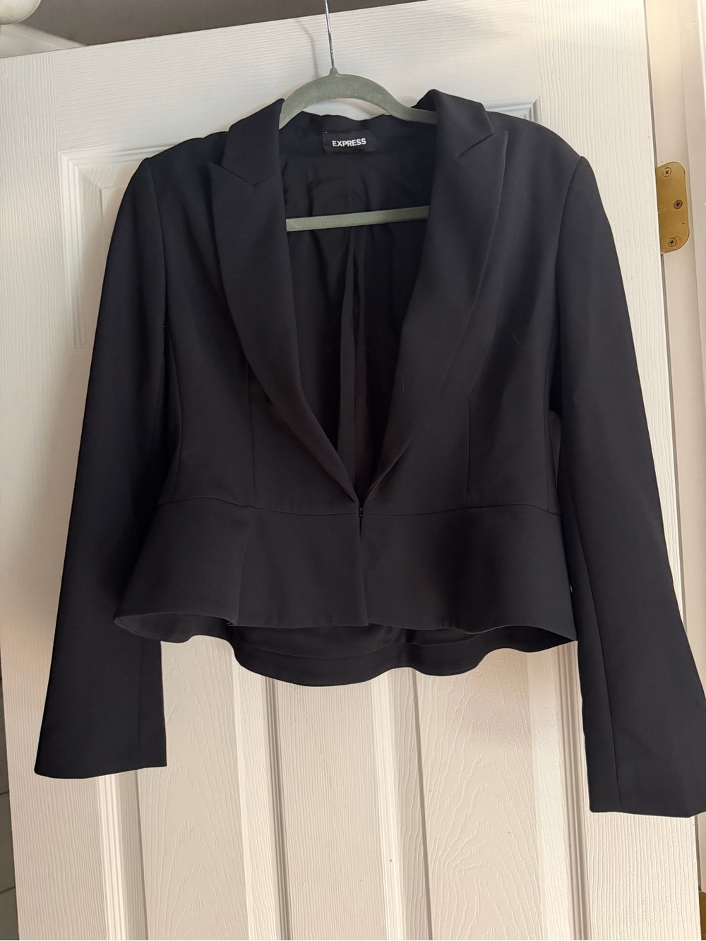 Express Black Peplum Blazer Jacket